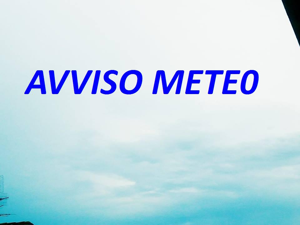 AVVISO ALLERTA METEO