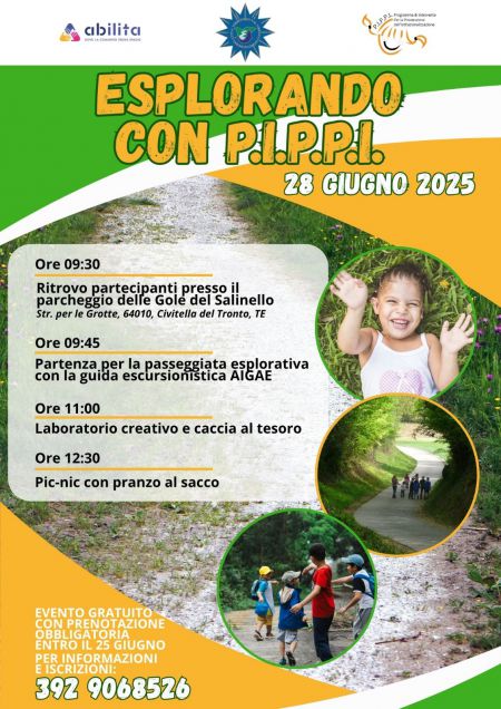 ESPLORANDO CON P.I.P.P.I.: UN'AVVENTURA IN FAMIGLIA ALLE GOLE DEL SALINELLO !