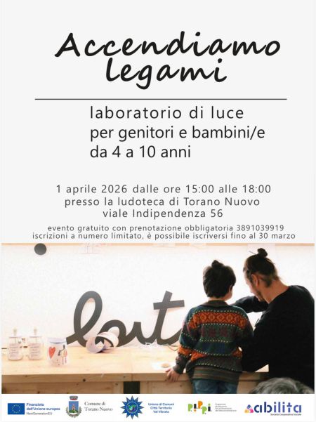 "ACCENDIAMO I LEGAMI" EVENTO P.I.P.P.I. PNRR M5C2I 1.1.1. NEXT GENERATION EU